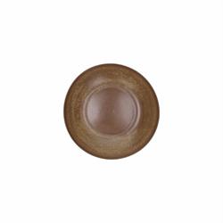 PIATTO TERRACOTTA CM.20 FONDO BROWN BISCUIT
