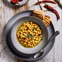 INSALATIERA TERRACOTTA  CM.23 BLUE STORM