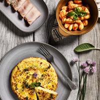 PIATTO TERRACOTTA CM.24 OVALE BLUE STORM