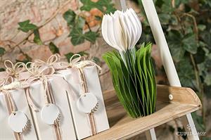 DECORO OSTIA C/SPIGA GOLD IN LEGNO PZ.12