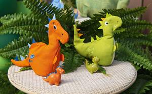 DINOSAURO CONTENITORE 3D VERDE