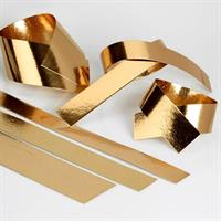 STRISCE DI CARTONE ORO  CM. 4