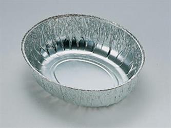 ALLUMINIO POLLO PZ. 2   OVALE CM.27,3X22,5X7,6