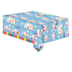 TOVAGLIA PLASTIFICATA CM. 120X180 PEPPA PIG
