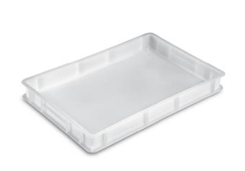 CASSETTA PIENA SERVICE  CM.60X40X10H. LT.20 BIANCA
