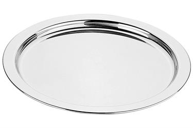 VASSOIO INOX TONDO DIAM. 46 BORDATO