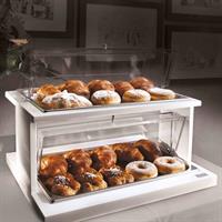 ALZATA 2 PIANI CON DOPPIA CUPOLA MDF B.CO 46X59X46H