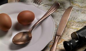 CUCCHIAIO INOX TAVOLA   BAGUETTE ALCHIMIQUE BRONZE