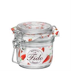 BARATTOLO VETRO ERMETICO 350 ML. FIDO TERRINA