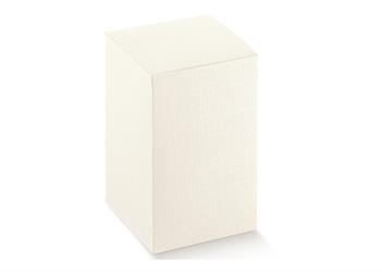 SCAT. PIEGHEVOLE SETA   BIANCO 10X10X12