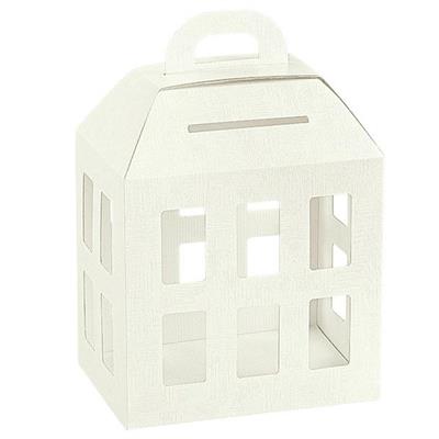 SCAT. LANTERNA C/FESSURA E PVC 30X22X36 TELA BIANCA