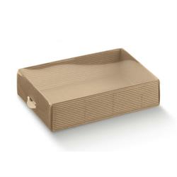 SCATOLA DOLCEZZA ONDA   AVANA 20X15X8