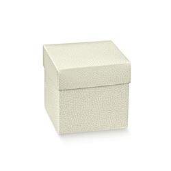 SCAT. FONDO+COP. PELLE  BIANCO 9X9X15