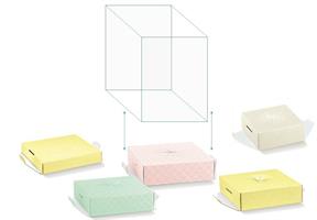 FONDI RIALZATI CON FORO PELLE BIANCO 18X18X5 H.