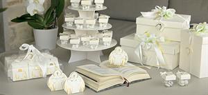 SCAT. TUNICA BIANCA CON SPIGA E CROCE 6X4X11