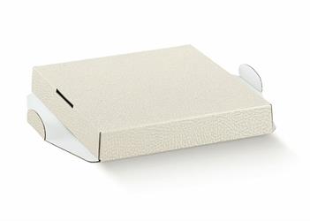 FONDI RIALZATI PELLE BIANCO 25X25X3 H.