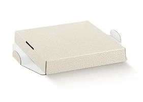 FONDI RIALZATI PELLE BIANCO 25X25X3 H.