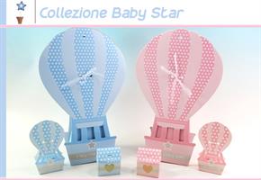 SCAT. MONGOLFIERA STAR  AZZURRO 13X10X40