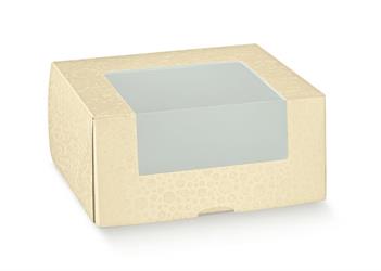 SCAT. PRONTA CON FINESTRA SFERE CREMA 19X19X10