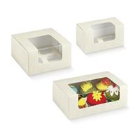 SCAT. PRATICA 25X25X10  PELLE BIANCA