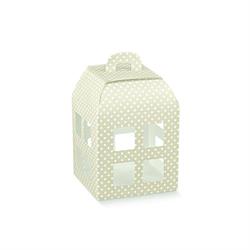 SCAT. LANTERNA CON PVC  POIS TORTORA 5X5X6