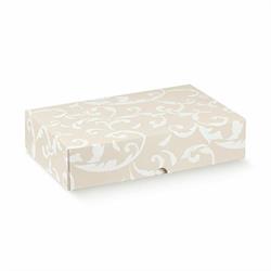 SCAT. PRONTA DAMASCATA  AVORIO 29X20X6