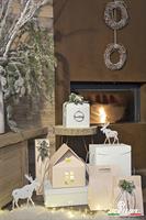 SCAT. PORTAPANETTONE 25X25X13 MATELASSE' GRIGIO