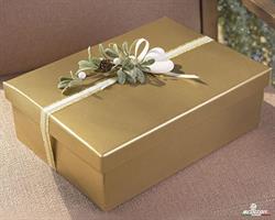 SCAT. FONDO+COP.45X32X11 SETA ORO