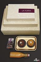 SCAT. PRONTA DAMASCATA  AVORIO 22X16X6