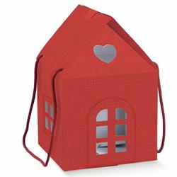 SCAT. CASETTA C.CORDINO 33X25X19 LINO ROSSO