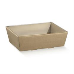 SCAT. VASSOIO CONICO CON COPERCHIO 40X30X11 AVANA