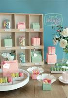 SCATOLA FLEUR MATELASSE' ROSA 7X7X7