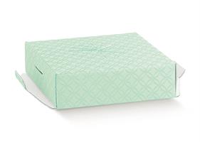 FONDI RIALZATI CON FORO MATELASSE' VERDE 18X18X5 H.