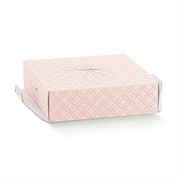 FONDI RIALZATI CON FORO MATELASSE' ROSA 18X18X5 H.