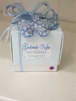 SCATOLA FLEUR RIGHE CELESTE 7X7X7