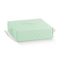 FONDI RIALZATI CON FORO MATELASSE' VERDE 21X21X5 H.