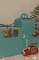 SCAT. SEGRETO C/CORDINO EUCALIPTO 21X21X21