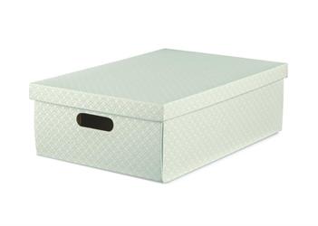 SCAT. TUTTO A POSTO C/FORO 46X40X19 MATELASSE GRIGIO