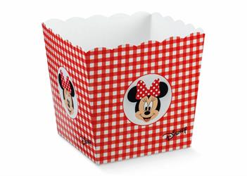 VASO CONICO 150X150X180  MINNIE PARTY ROSSO