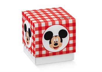 SCAT. FLEUR 70X70X70    MICKEY PARTY ROSSO