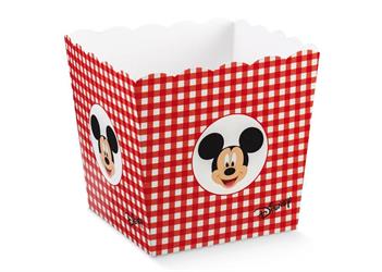 VASO CONICO 150X150X180  MICKEY PARTY ROSSO