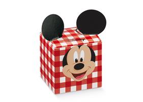 SCAT. CUBO 5X5X5 MICKEY PARTY ROSSO