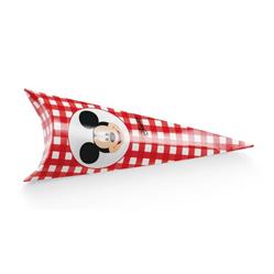 SCAT. CONO MICKEY PARTY ROSSO