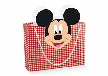 SHOPPER BOX C.CORDINI CM.33X10X27 MICKEY PARTY ROSSO