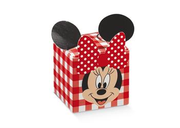 SCAT. CUBO 5X5X5 MINNIE PARTY ROSSO