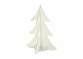 ALBERO DI CARTONE XSMAS H.36 SFERE BIANCHE