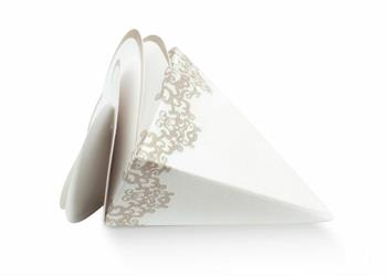 SCAT. CONO SPIRAL CHANTILLY BIANCO