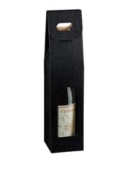 SCAT. 1 BOTTIGLIA 9X9X38 SETA NERO