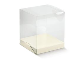 FONDI RIALZATI CON FORO PELLE BIANCO 15X15X5 H.