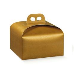 SCAT. PANETTONE SKIN ORO 24,5X24,5X13